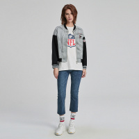 撞色运动休闲长袖茄克衫