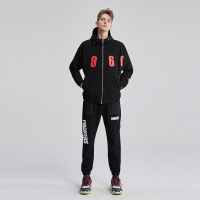 纯色连帽长袖风衣