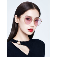 MOLSION陌森眼镜Angelababy同款新款女士透色猫眼全框太阳镜墨镜MS8021