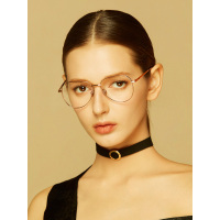 Molsion陌森眼镜女圆框新款金属眼镜架近视镜眼睛框男女情侣款MJ7017