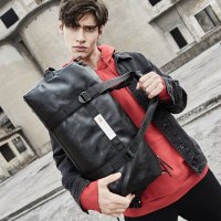 yok旅行包男单肩斜挎包大容量手提潮牌健身包出差短途旅游行李包