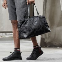 yok旅行包男士迷彩训练健身包短途行李袋休闲斜挎单肩包手提包