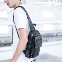 yok胸包男单肩包腰包潮流青年小背包斜挎包韩版潮休闲胸前包男包