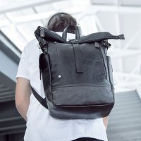 yok男士双肩包男包学生书包户外旅行背包电脑学院风休闲韩版潮流