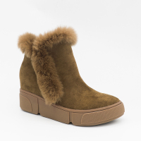 It's Q 女鞋新款时尚冬靴 保暖绒毛舒适短靴