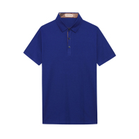 红豆旗下高端品牌轩帝尼(HETINNE)男装2019夏新款轻奢商务男装翻领短袖男式T恤POLO衫