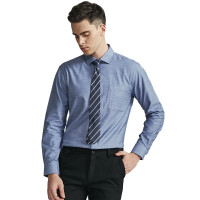 红豆旗下高端品牌轩帝尼(HETINNE)男装2019秋季新款男士衬衫轻奢商务男装修身气质长袖衬衫男