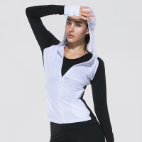 范斯蒂克(vansydical)瑜伽外套女跑步运动罩衫秋冬季宽松长袖上衣训练健身服透气速干衣