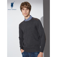 polo sport 男针织衫新款韩版修身时尚男条纹套头打底衫上衣男装