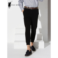 polo sport 休闲裤男秋季韩版百搭时尚裤子黑色