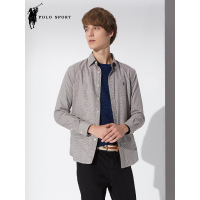 polo sport 长袖衬衫男韩版修身商务长袖衬衣青年休闲秋季