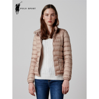 polo sport 羽绒服女短款纯色2018秋冬新款显瘦白鸭绒百搭外套 84VT41500
