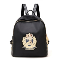 girdio 新款韩版刺绣徽章牛津纺女士休闲出游百搭双肩轻盈潮包153