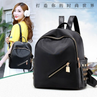 girdio 2018新款女士休闲铆钉韩版双肩包潮学院风青年时尚百搭清新背包女106