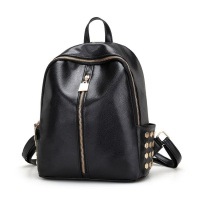 girdio PU软皮女包韩版双肩包时尚休闲小背包简约旅行百搭女士包带耳机孔102