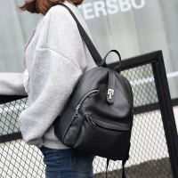 girdio 双肩包女韩版背包 时尚百搭包包新款简约休闲女包学院风978