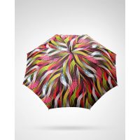 宏达HONDAR 盛夏花漾印花自动直杆雨伞遮阳伞防晒 0146