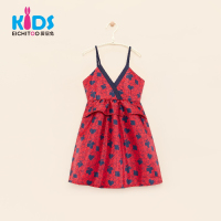 EICHITOO KIDS爱居兔童装女童无袖连衣裙