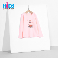 EICHITOO KIDS爱居兔童装春秋女小童休闲时尚淑女长袖圆领T恤