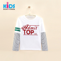 EICHITOO KIDS爱居兔童装男童撞色长袖T恤