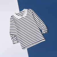 EICHITOO KIDS爱居兔童装春秋女大童撞色学院风长袖T恤