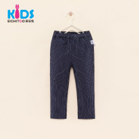 EICHITOO KIDS爱居兔童装男童条纹休闲长裤