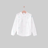 EICHITOO KIDS爱居兔童装2019春季女小童时尚印花休闲衬衫