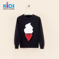EICHITOO KIDS爱居兔童装春季男童圆领毛衫
