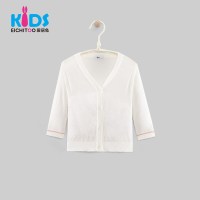 爱居兔童装2018夏季女童毛线开衫
