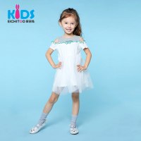 爱居兔童装2018夏季女小童公主裙