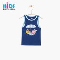 爱居兔童装2018夏季男小童背心