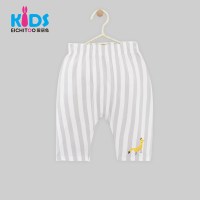 爱居兔童装男童夏装2018儿童针织五分裤时髦小童裤子