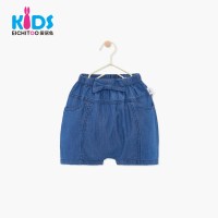 爱居兔童装2018夏季女小童牛仔短裤