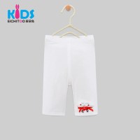 爱居兔童装儿童夏装女2018打底裤时髦棉质女小童裤子
