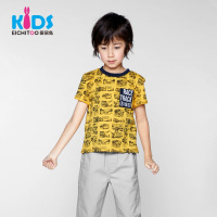 爱居兔童装2018夏季男童短袖T恤
