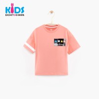 爱居兔童装2018夏季男小童舒适休闲短袖T恤