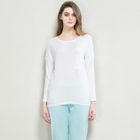 莫代尔 女士家居服藏青/白/秋日物语系列家居服套装