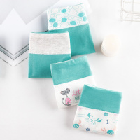 莫代尔（4条装）棉质小清新舒适学生少女中高腰可爱系列女士内裤女