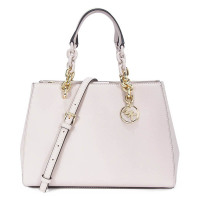 MICHAEL KORS 迈克·科尔斯 MK女包 CYNTHIA系列淡粉色牛皮时尚女士大号手拎单肩包