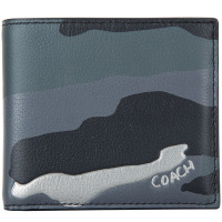 COACH 蔻驰 男钱包男士皮质短款钱包钱夹 F29136 GRM