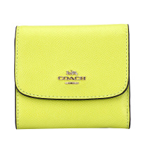 COACH 蔻驰 钱包 女士皮质短款钱包钱夹 欧美时尚
