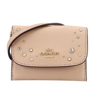 蔻驰coach女包单肩包2019欧美时尚真皮卡包短款钥匙包手提包女士钱包