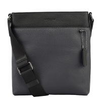 COACH 蔻驰 皮质男士单肩斜挎包