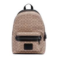 COACH 蔻驰 奢侈品 男士专柜款卡其色人造革双肩背包 31216 JIKHA