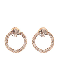 Givenchy 纪梵希 欧美时尚女士新款水晶镶嵌环状耳钉简约时尚耳饰