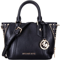 MICHAEL KORS 迈克·科尔斯 MK女包 ARIA系列黑色皮质女士手提单肩斜挎包女