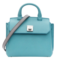 MCM MILLA系列 女士薄荷绿色时尚小号手提包单肩包斜挎包 MWR7AMA49GQ001