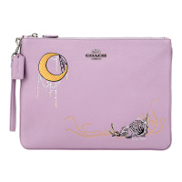 COACH 蔻驰 奢侈品 女士紫色皮革手拿包信封包手拎包 F78048 SV/I1