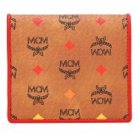 MCM 女士棕色人造革短款礼盒装钱包钱夹 MYS9SSV65CA001
