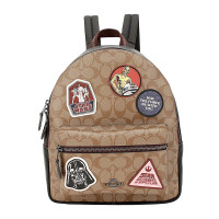 COACH 蔻驰 奢侈品 女士星战系列卡其色人造革双肩包 F88016 QBE7V，F88015 SVPLD